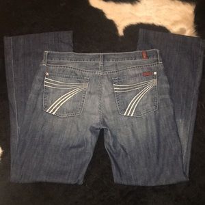 7 For All Mankind Dojo Flare Jeans